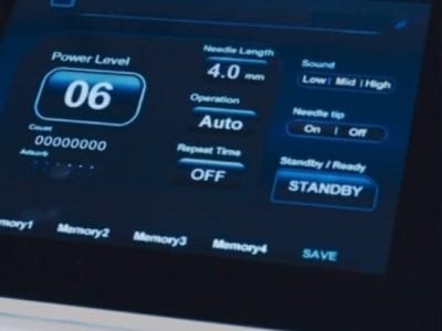 Derma: Radio frequency micro needling device